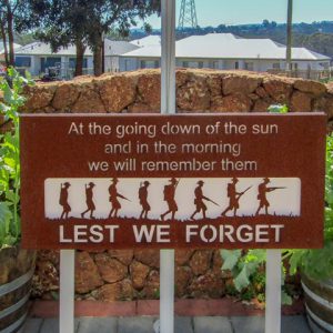 Lest we forget